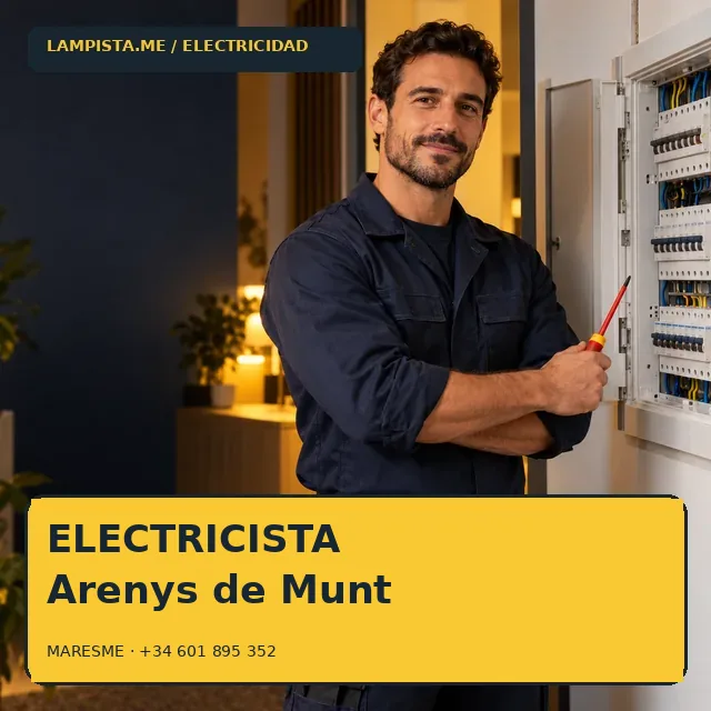 Electricista Arenys de Munt: técnico relacionado con servicios eléctricos