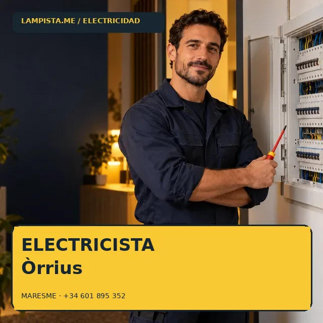 Electricista Òrrius: técnico relacionado con servicios eléctricos