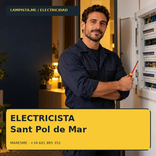 Electricista Sant Pol de Mar: técnico relacionado con servicios eléctricos