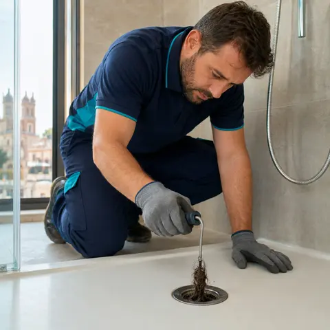 Desatasco de ducha o bañera en Castellvi de la Marca