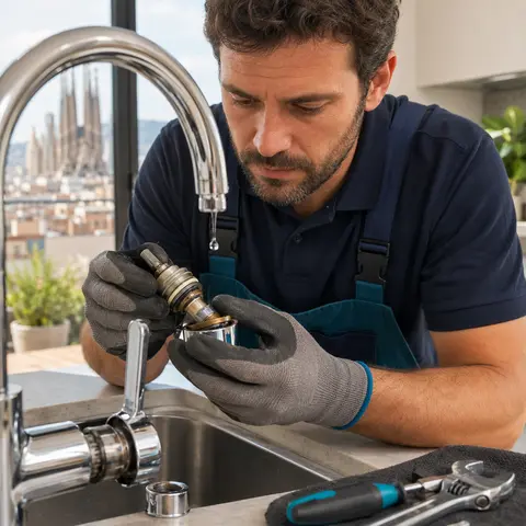 Reparación de grifo que gotea en Castellvi de la Marca