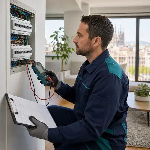 Revisión básica de seguridad eléctrica en Castellvi de la Marca